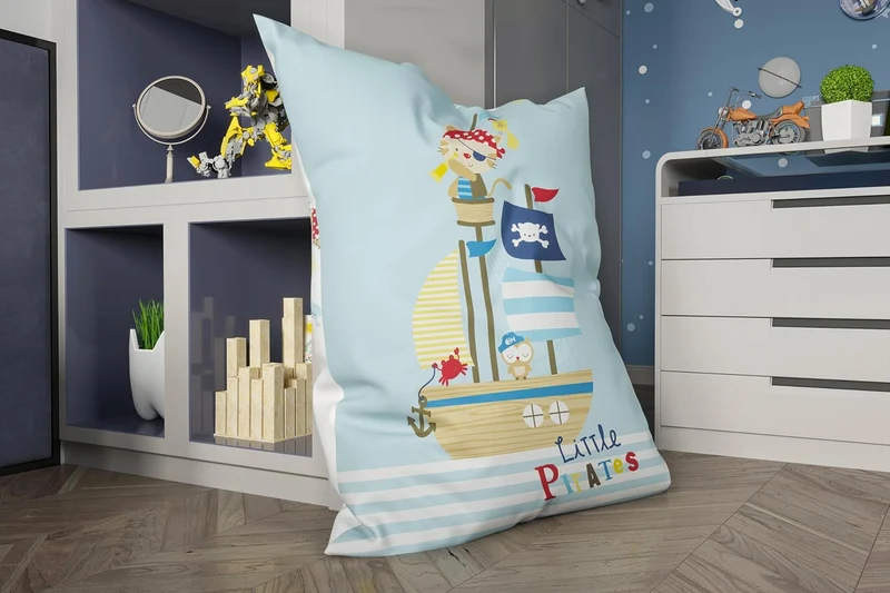 Kinder Sitzsack mit waschbarem Bezug und Motiv