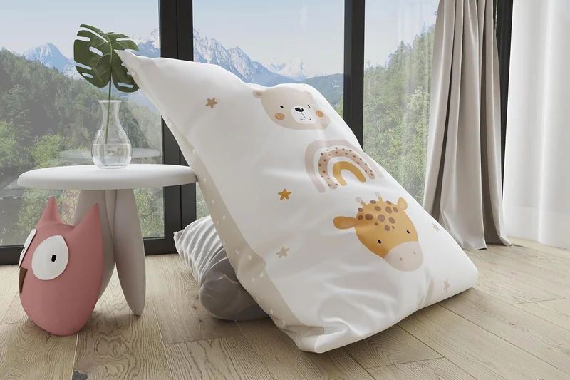 Kinder Sitzsack mit waschbarem Bezug und Motiv
