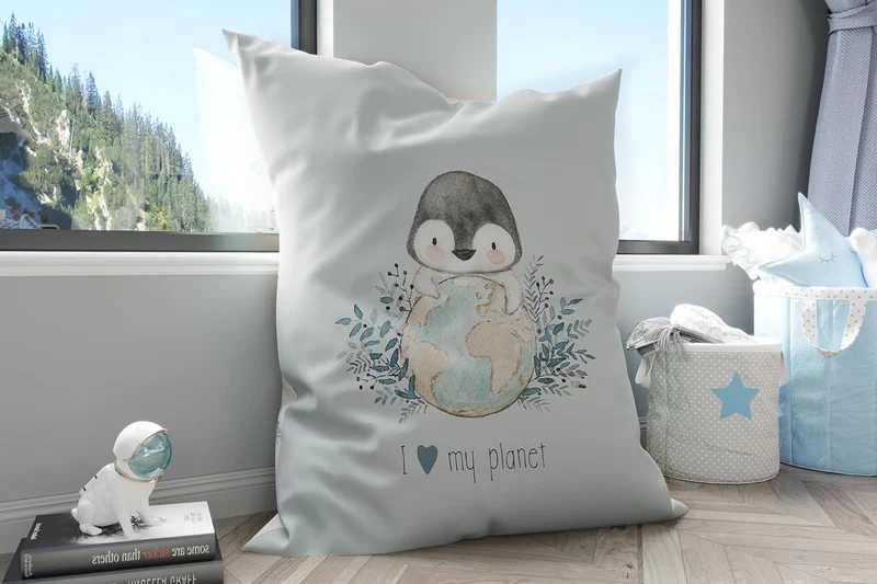 Kinder Sitzsack mit waschbarem Bezug und Motiv