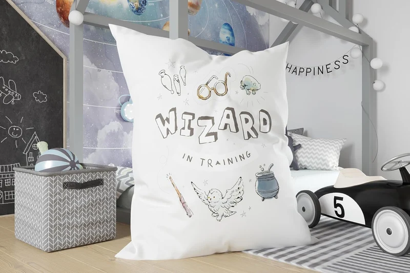 Kinder Sitzsack mit waschbarem Bezug und Motiv