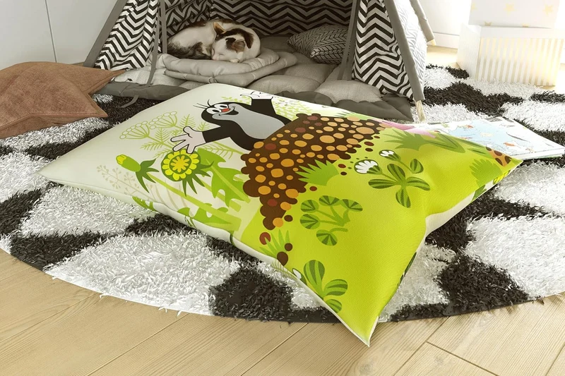Kinder Sitzsack mit waschbarem Bezug und Motiv