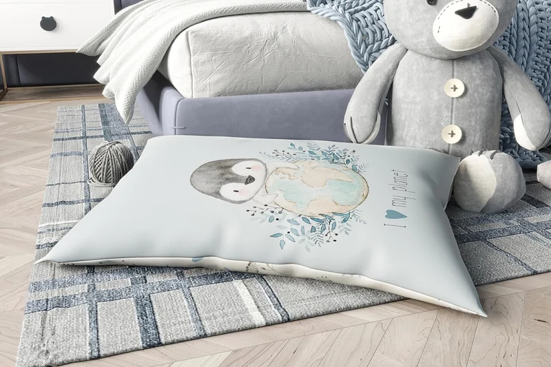 Kinder Sitzsack mit waschbarem Bezug und Motiv
