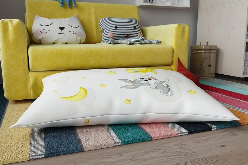 Kinder Sitzsack mit waschbarem Bezug und Motiv