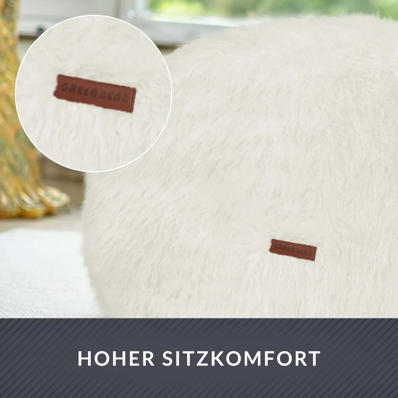 Stay Sitzhocker aus Kunstfell