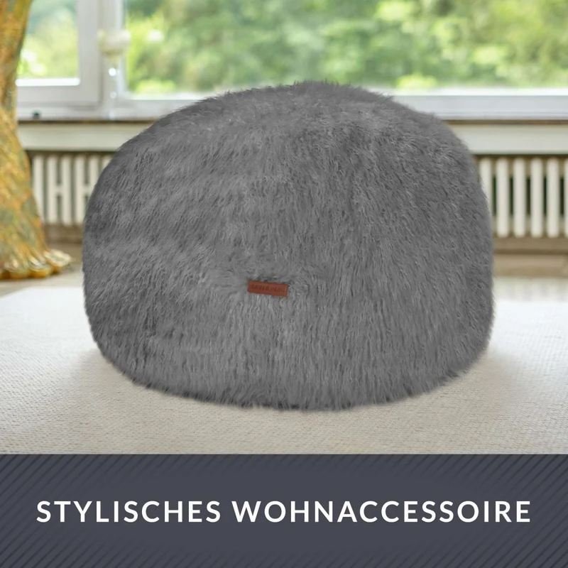 Stay Sitzhocker aus Kunstfell
