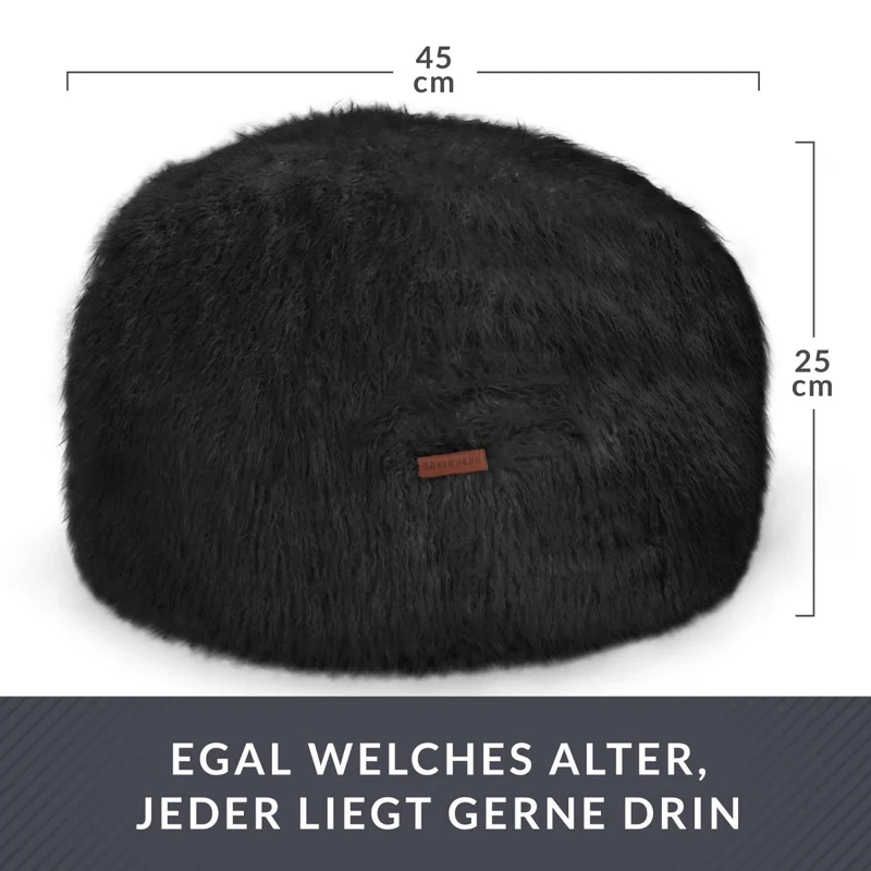 Stay Sitzhocker aus Kunstfell