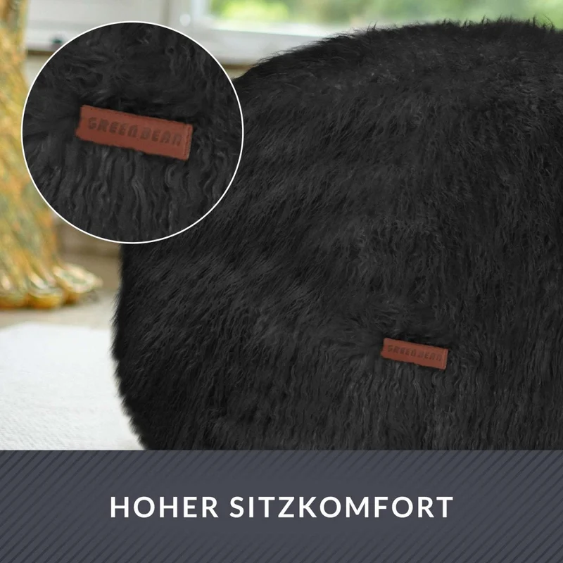 Stay Sitzhocker aus Kunstfell