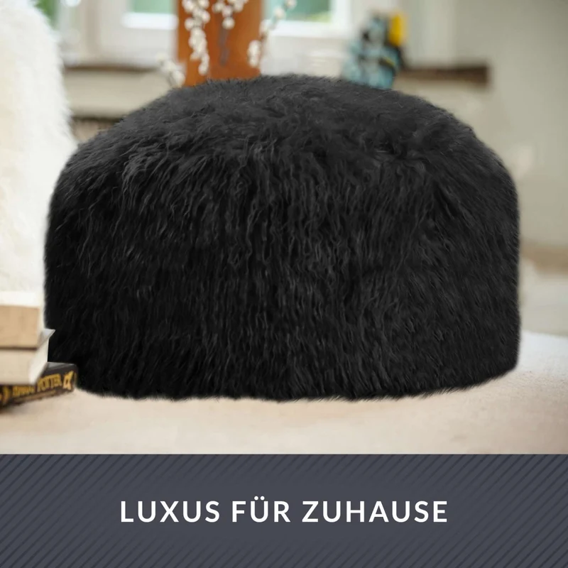 Stay Sitzhocker aus Kunstfell