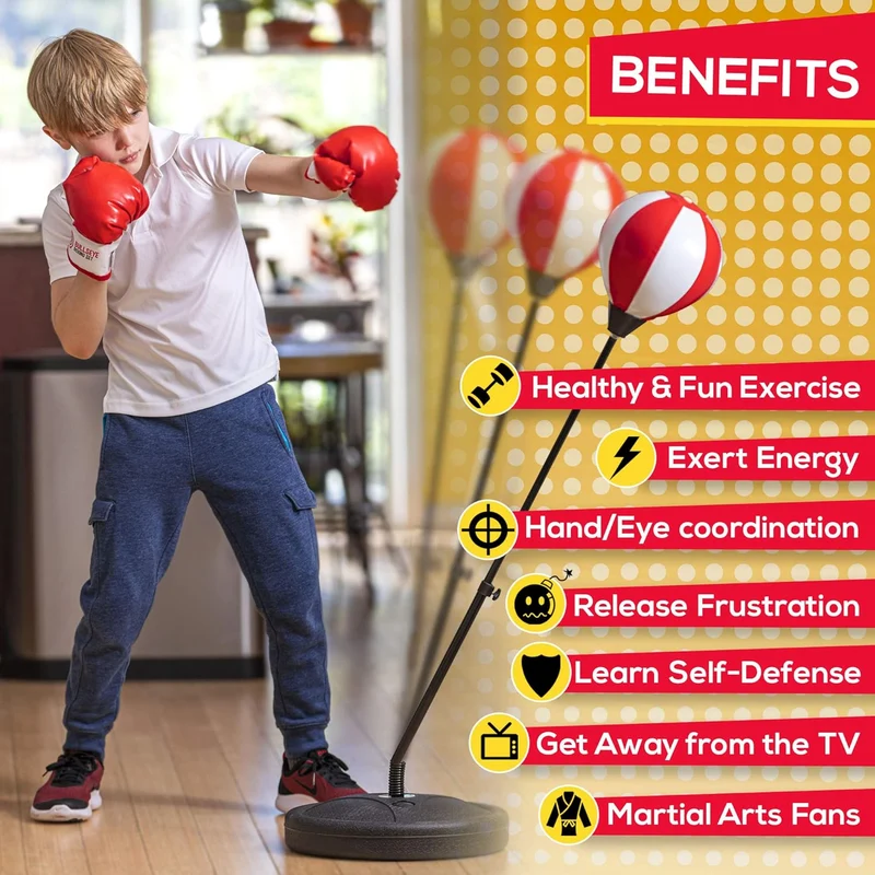 Whoobli Punching Bag Incl Boxing Gloves