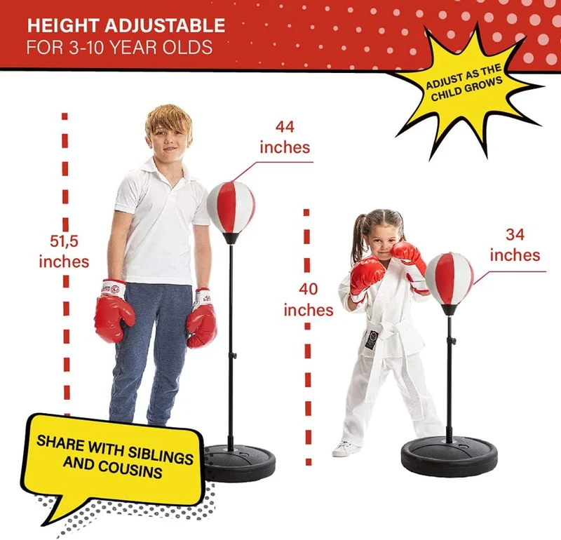 Whoobli Punching Bag Incl Boxing Gloves