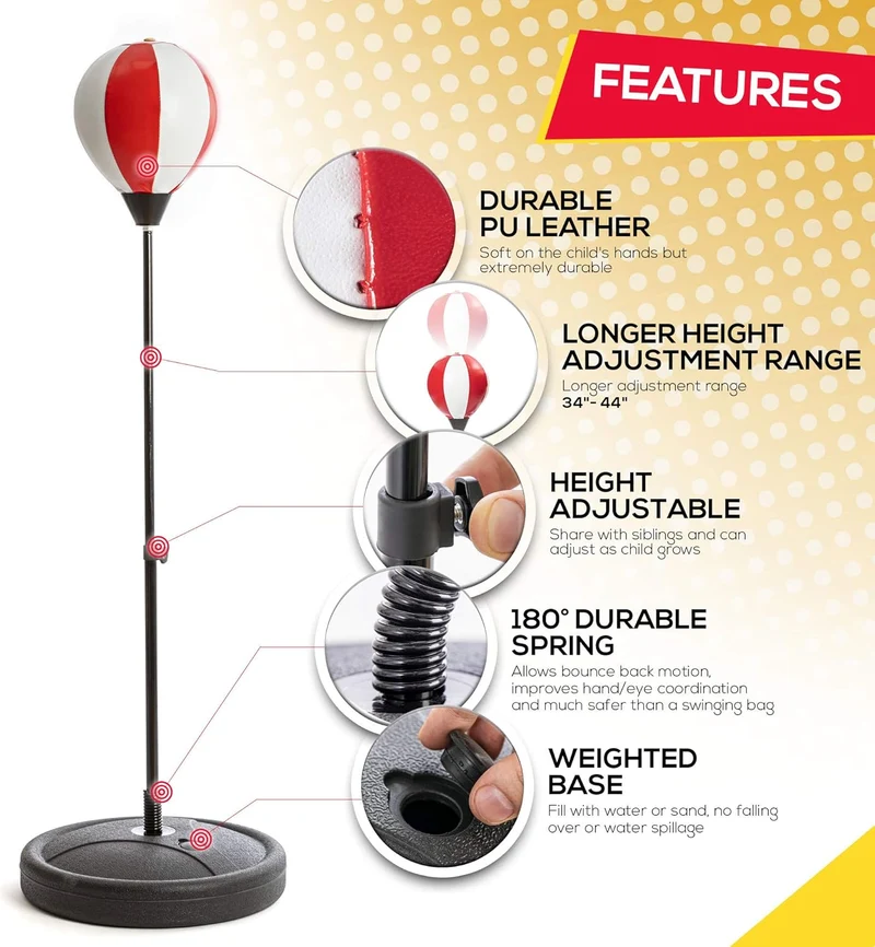 Whoobli Punching Bag Incl Boxing Gloves
