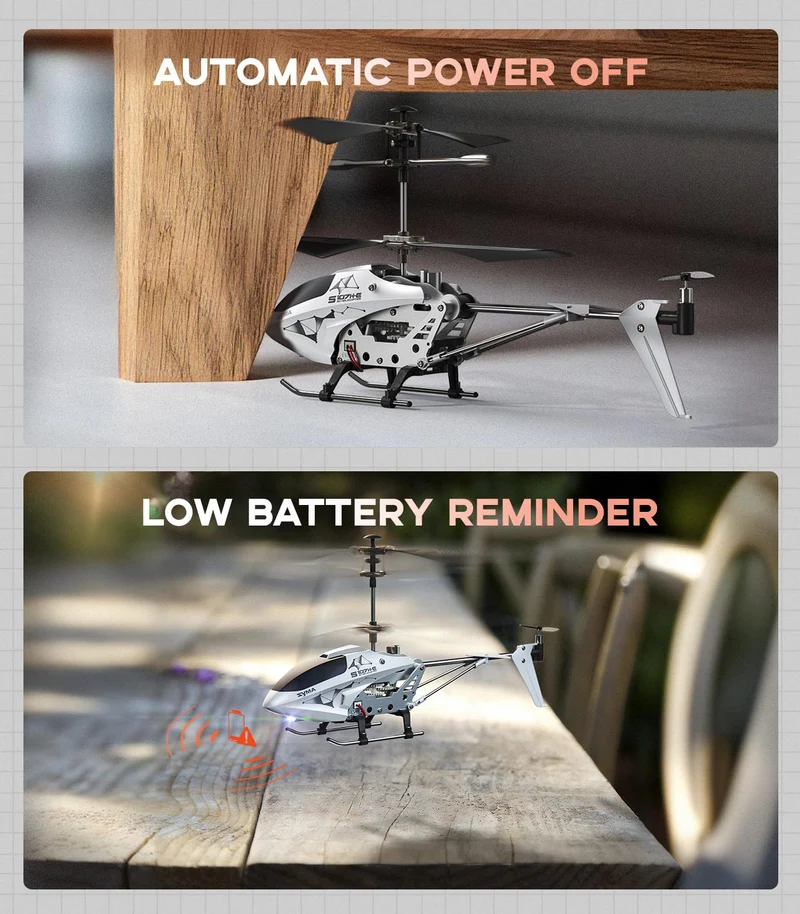 SYMA RC Helicopter Toy with 16Mins