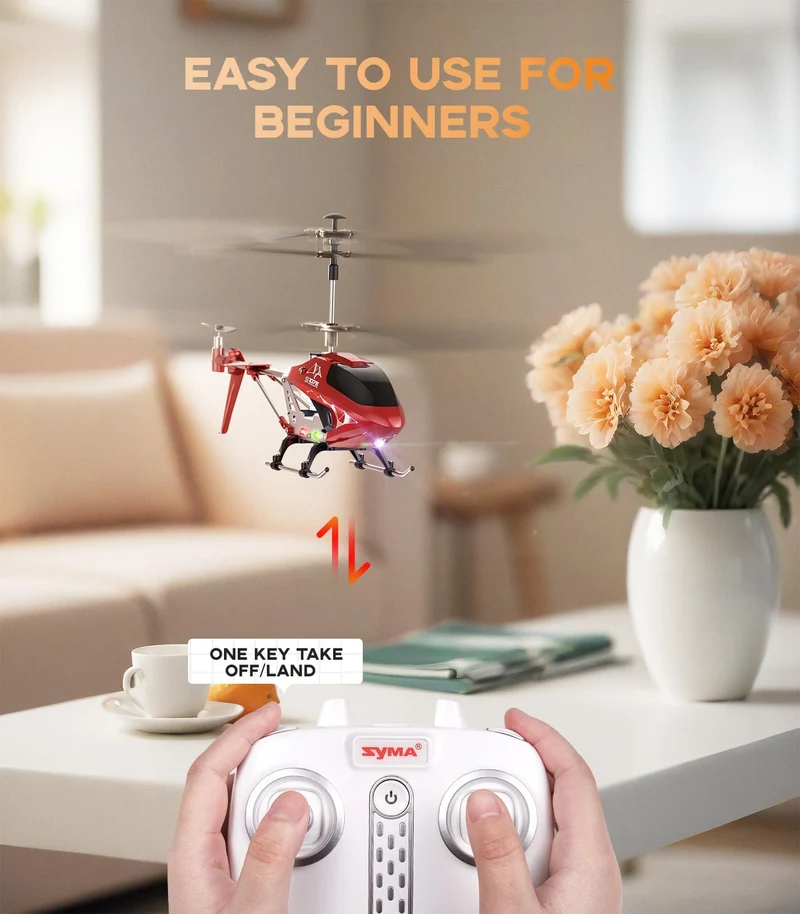SYMA RC Helicopter Toy with 16Mins