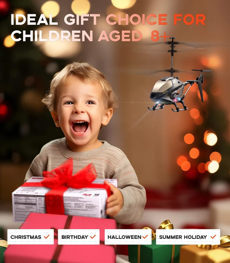SYMA RC Helicopter Toy with 16Mins