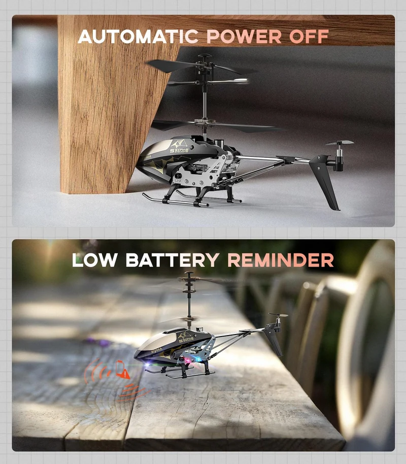 SYMA RC Helicopter Toy with 16Mins