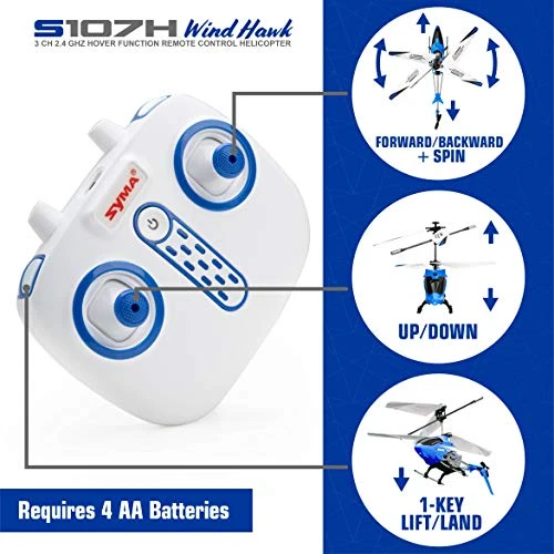SYMA RC Helicopter Toy with 16Mins