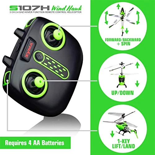 SYMA RC Helicopter Toy with 16Mins