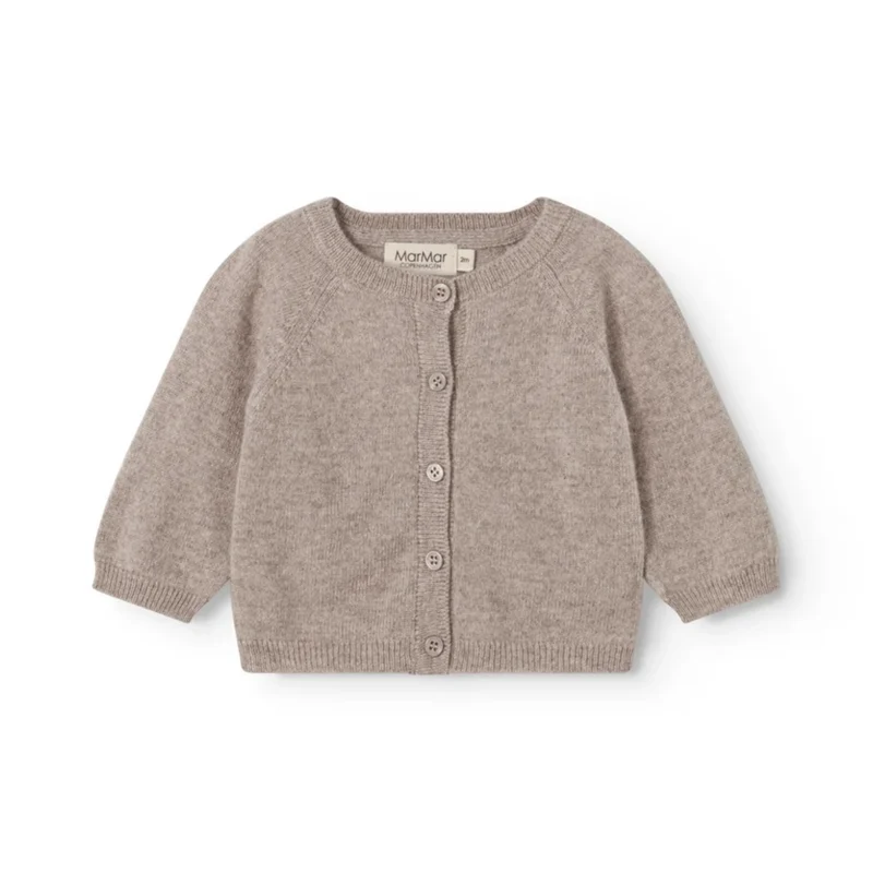 TAMLA CASHMERE CARDIGAN - ALPACA MELANGE
