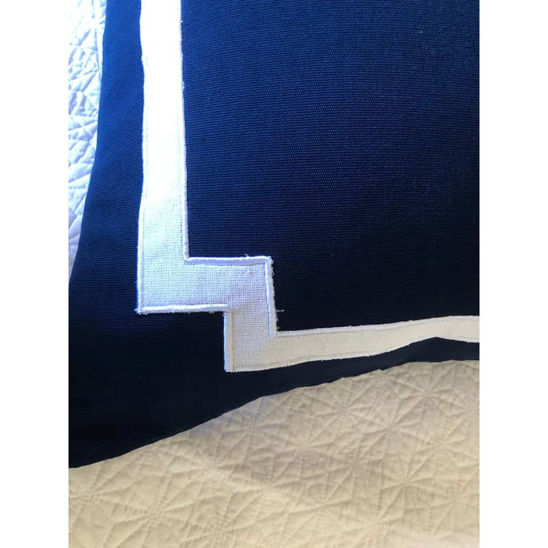 Farm House Home Decor, Navy Euro Boho Pillows Covers, Navy Couch Throw Pillows