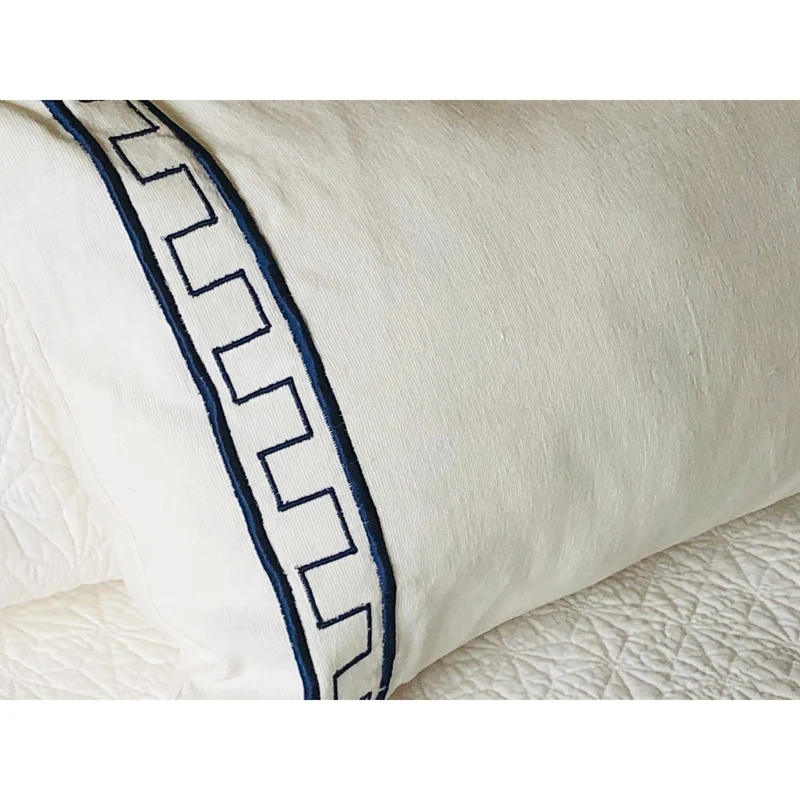 Greek Key Lumbar Pillows "12x24" Decorative Small Throw Pillows Snazzy Living