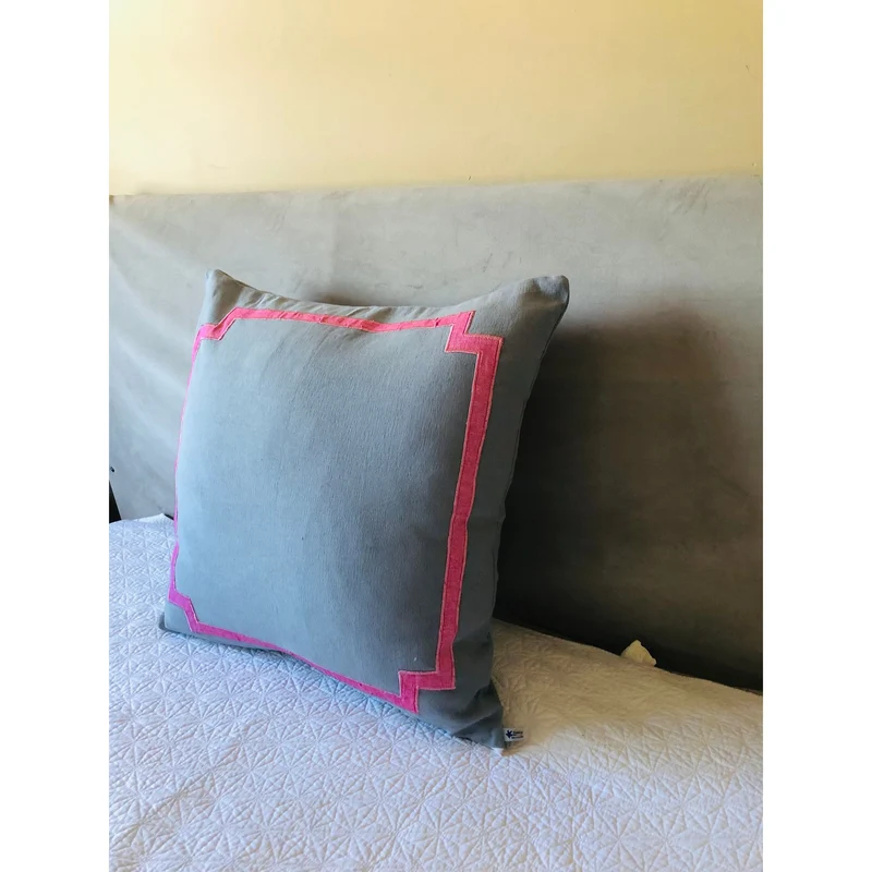 Trim Pillows, Trim Euro Shams, Border Pillow Covers, Unique Gift for her,Bedroom decor, Pillows with borders,Snazzy Living