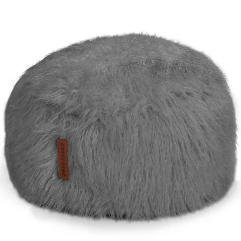 XXL Pouf aus Kunstfell