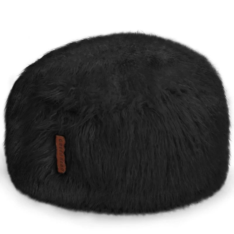 XXL Pouf aus Kunstfell
