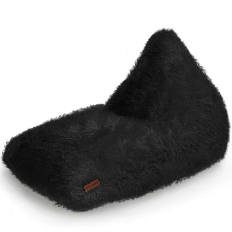 Triangle Sitzsack aus Kunstfell