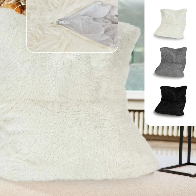 Square Riesensitzsack aus Kunstfell