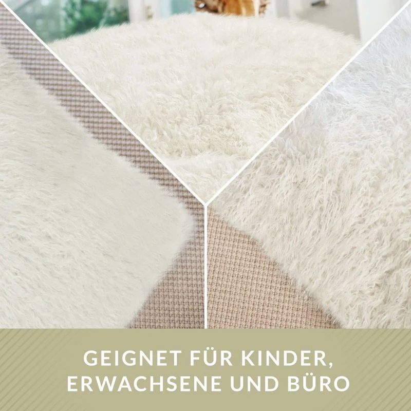Square Riesensitzsack aus Kunstfell