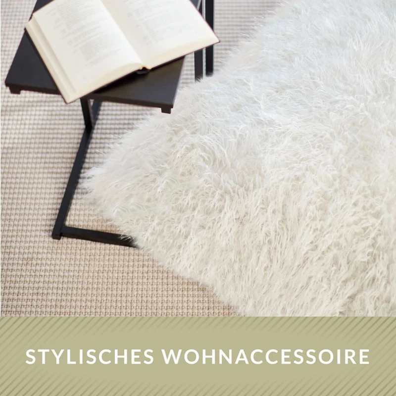 Square Riesensitzsack aus Kunstfell