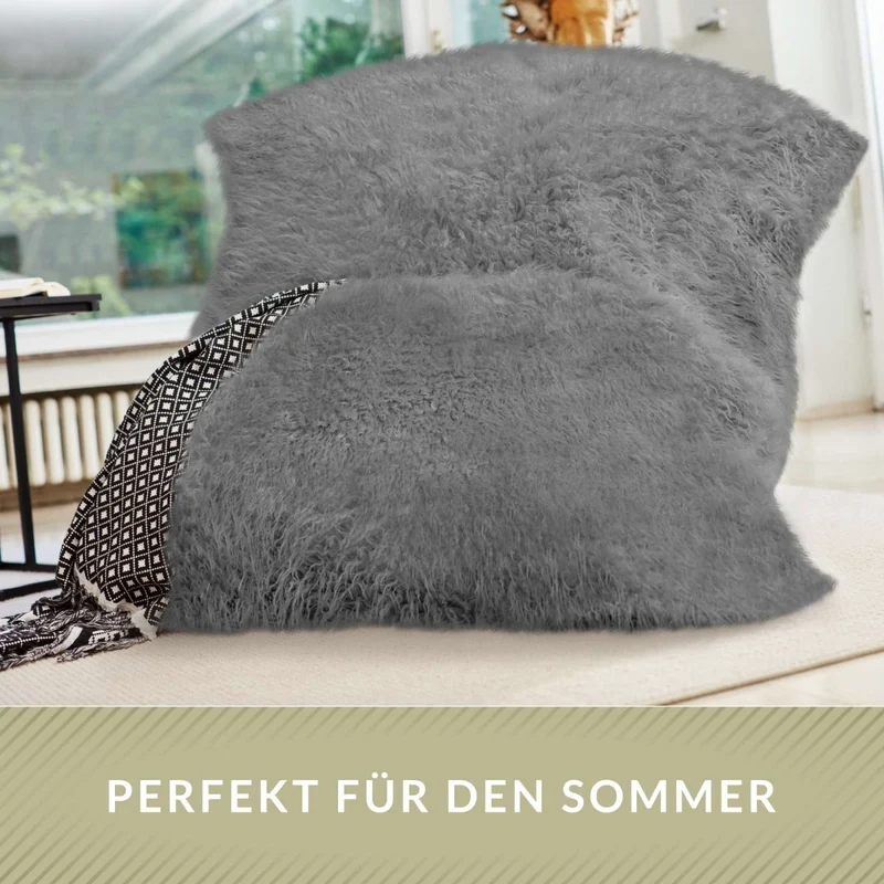 Square Riesensitzsack aus Kunstfell