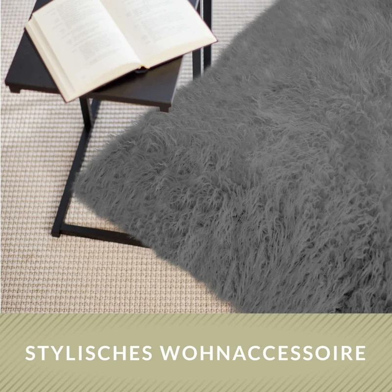 Square Riesensitzsack aus Kunstfell