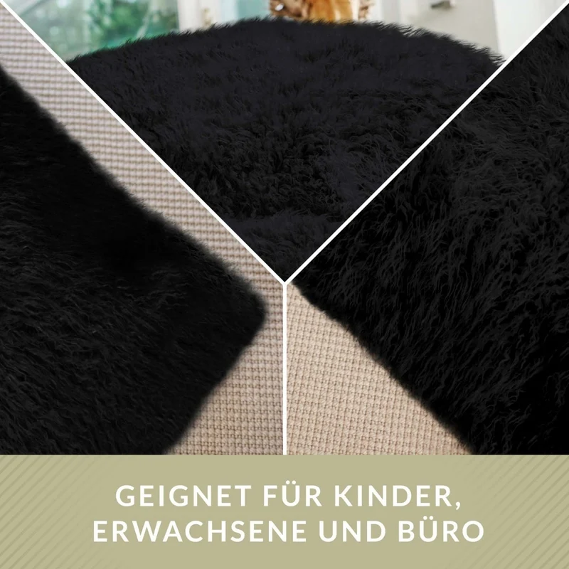 Square Riesensitzsack aus Kunstfell