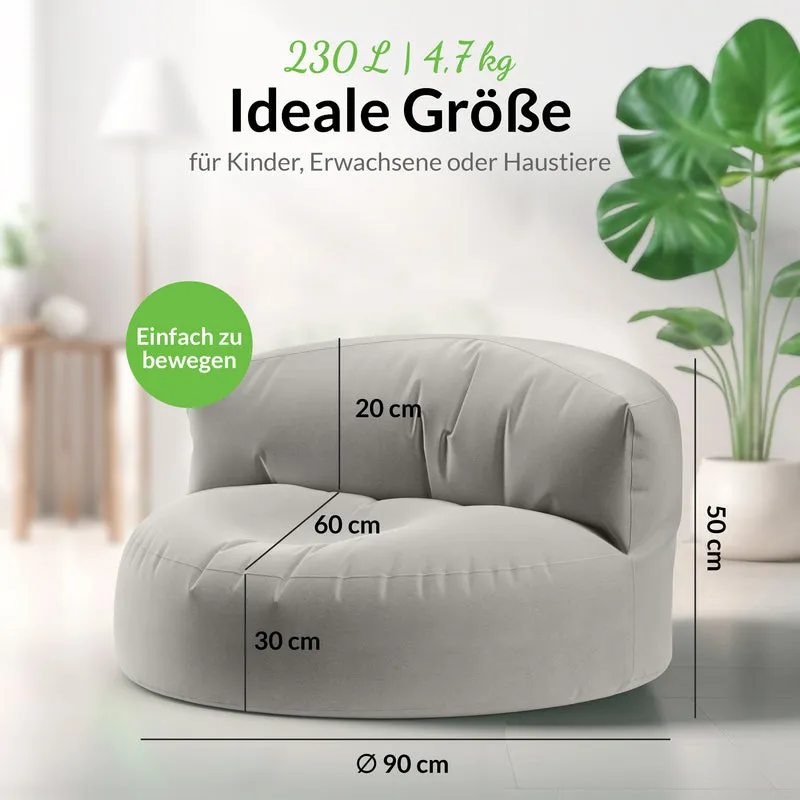 Sitzsacksofa aus PVC