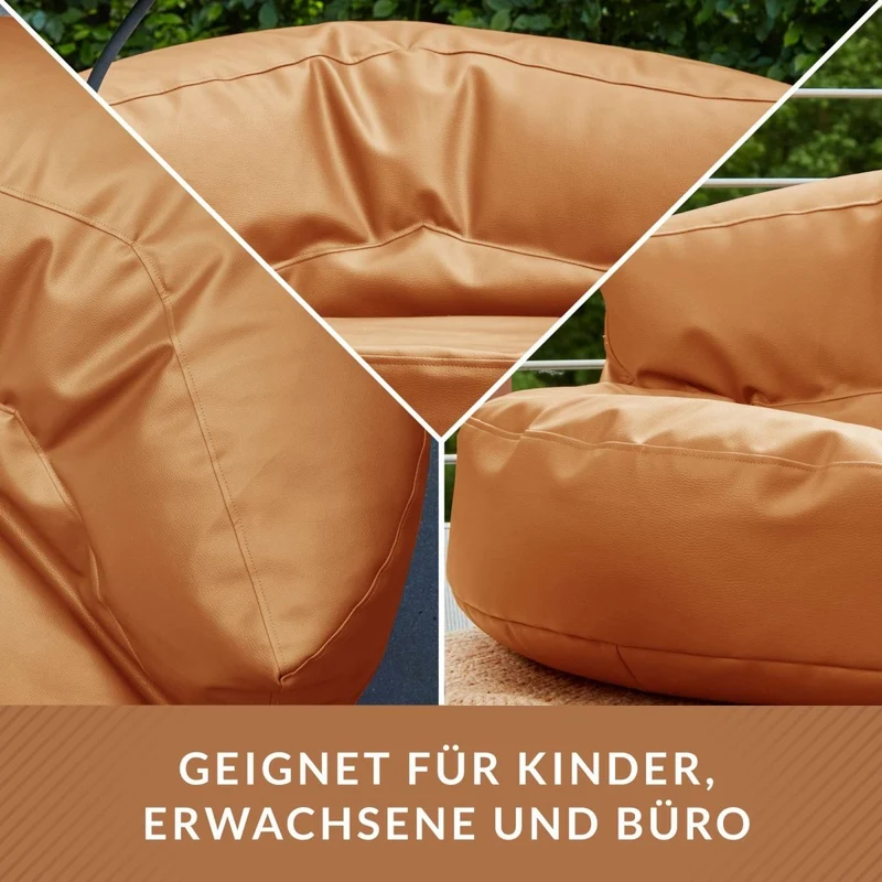Sitzsacksofa aus Kunstleder