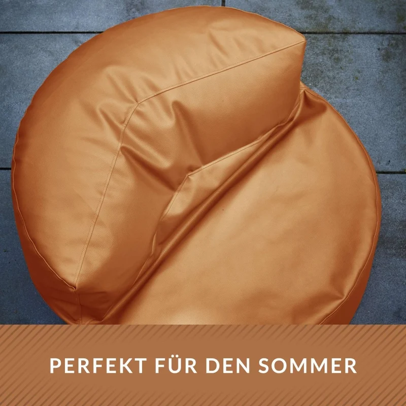 Sitzsacksofa aus Kunstleder