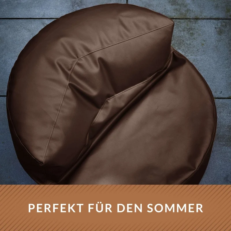 Sitzsacksofa aus Kunstleder