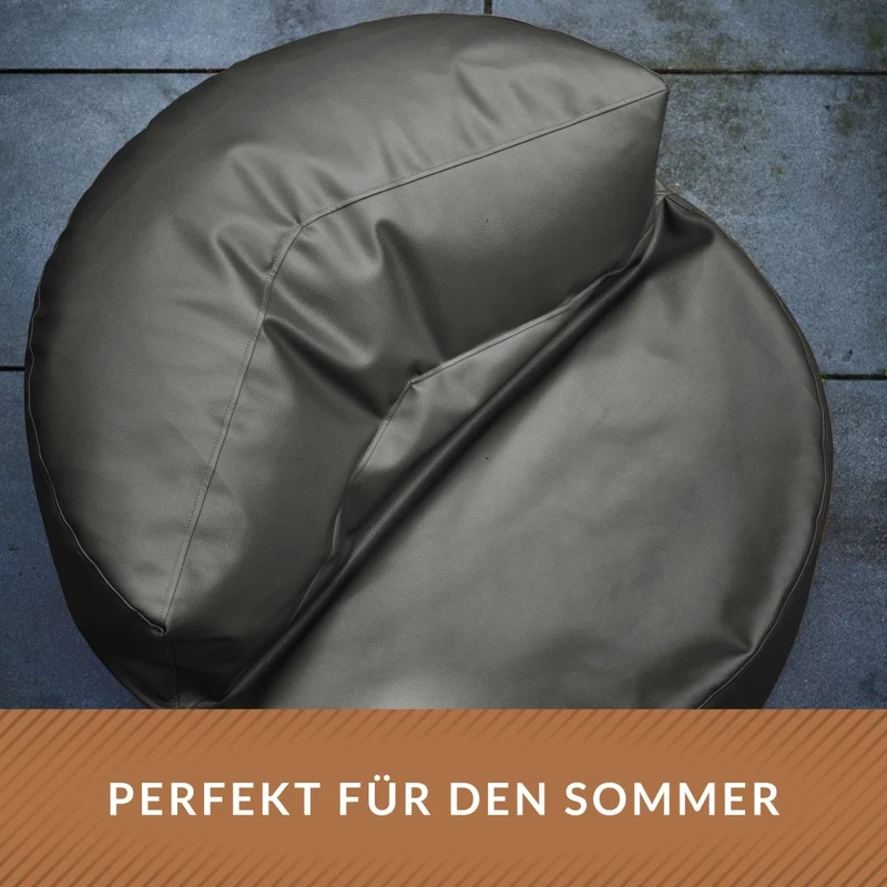 Sitzsacksofa aus Kunstleder