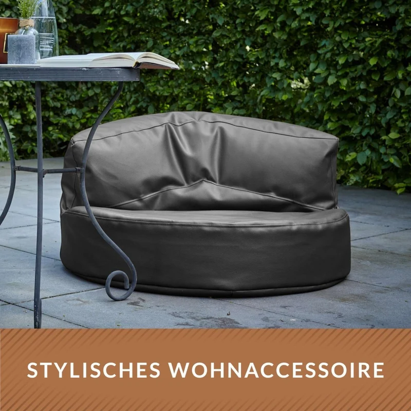 Sitzsacksofa aus Kunstleder