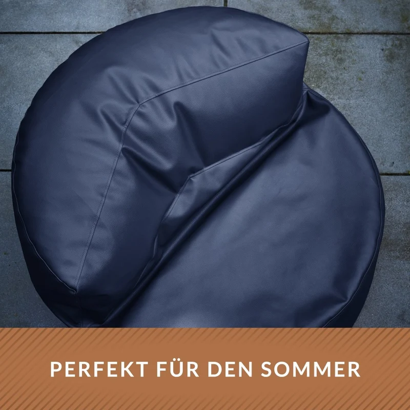 Sitzsacksofa aus Kunstleder
