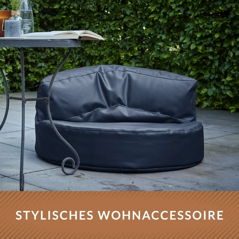 Sitzsacksofa aus Kunstleder