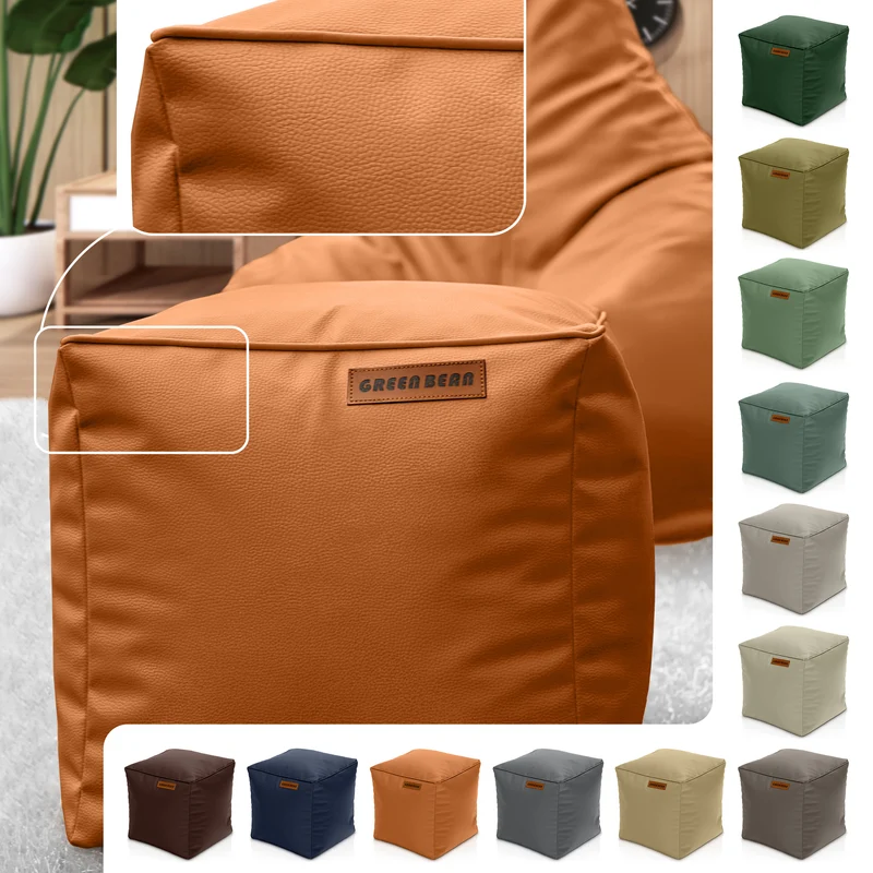Cube Sitzhocker aus Kunstleder