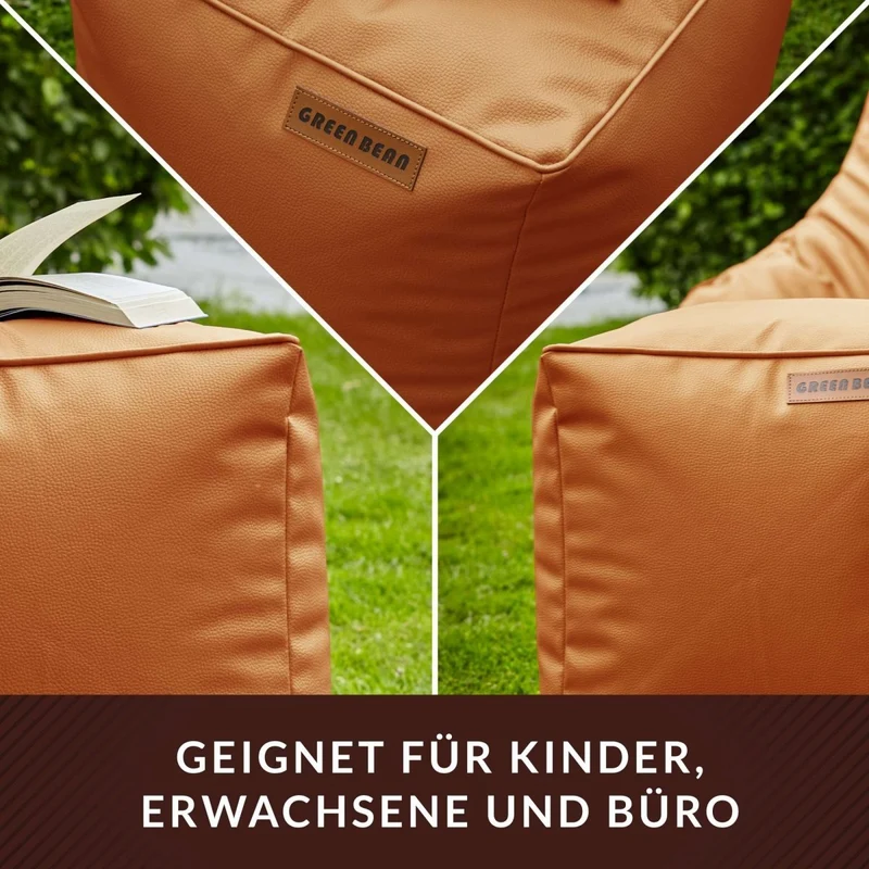 Cube Sitzhocker aus Kunstleder