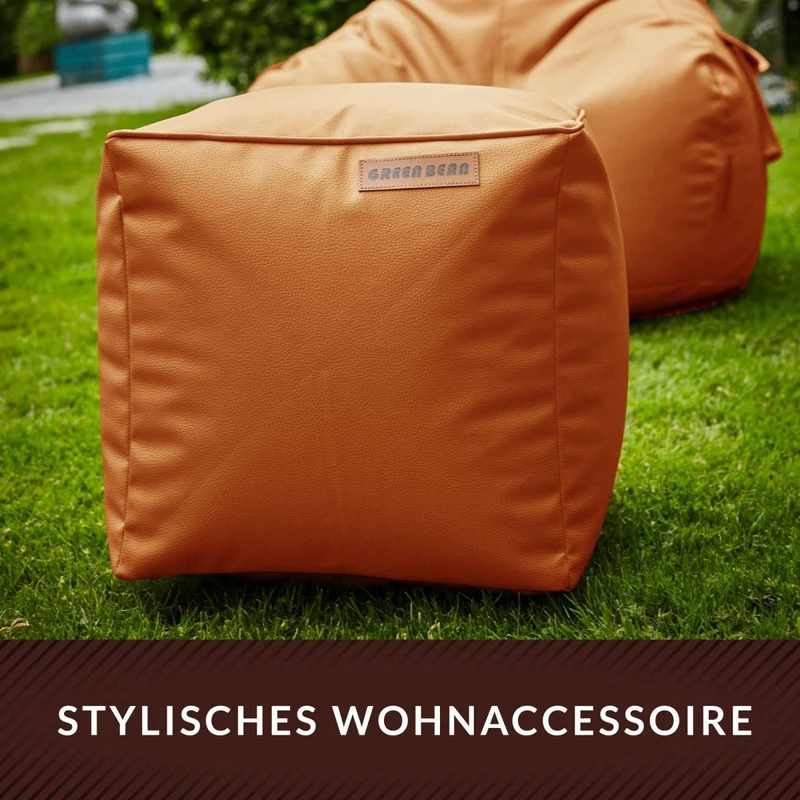Cube Sitzhocker aus Kunstleder