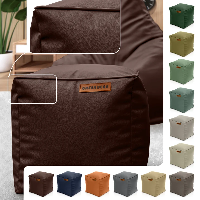 Cube Sitzhocker aus Kunstleder