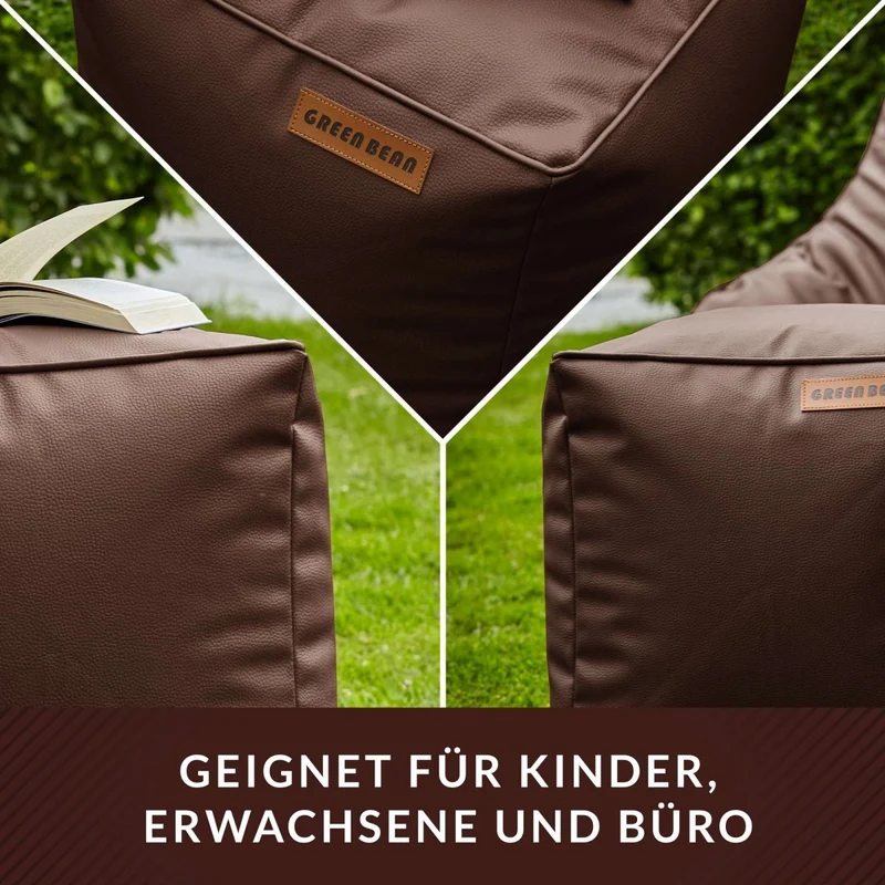 Cube Sitzhocker aus Kunstleder