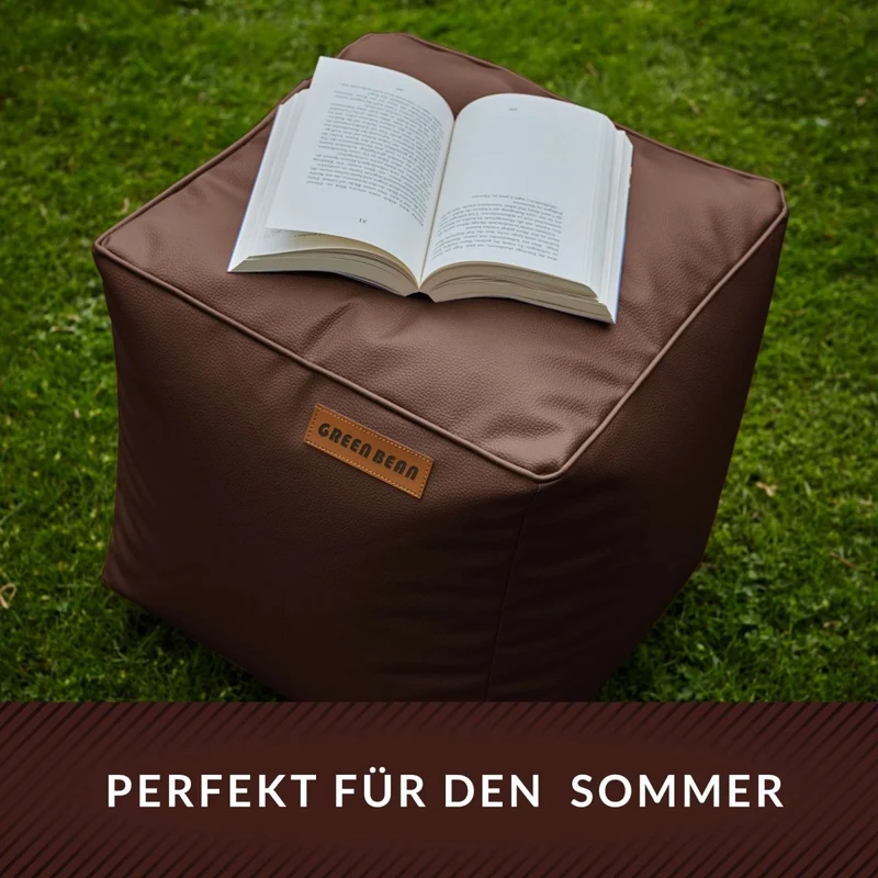 Cube Sitzhocker aus Kunstleder