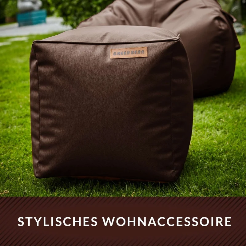 Cube Sitzhocker aus Kunstleder