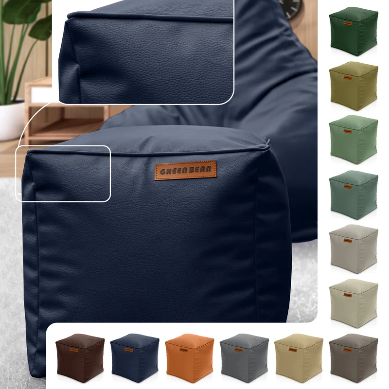 Cube Sitzhocker aus Kunstleder